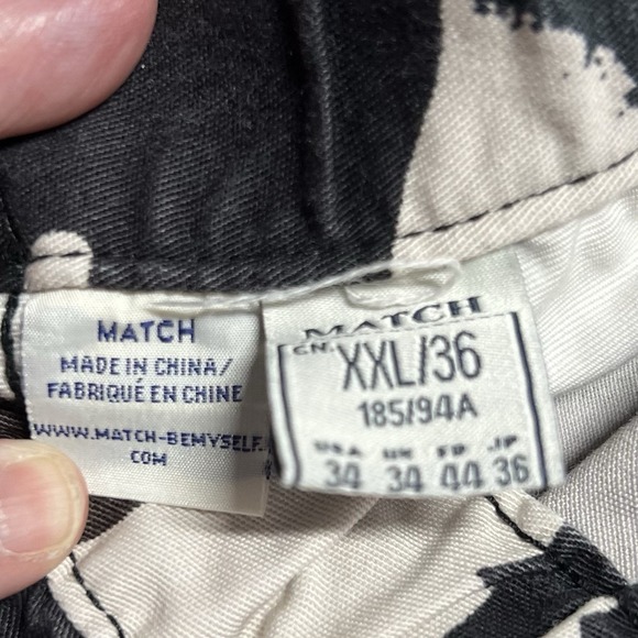 Matchstick Mens Size XXL Camo Jogger Twill Pants Elastic Waist 100% Cotton *READ - Picture 6 of 7